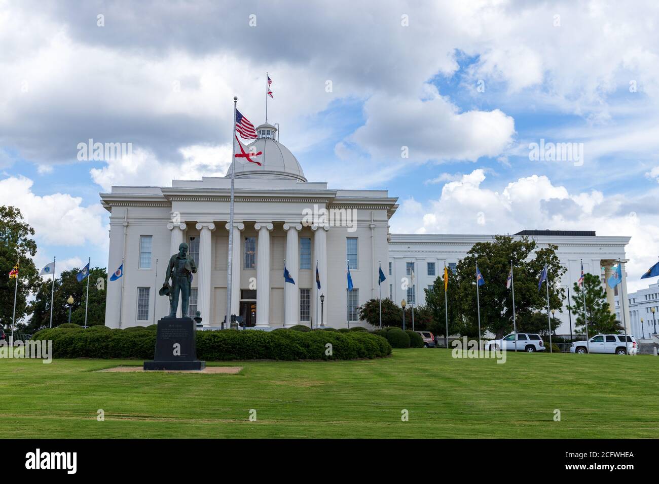 Montgomery, al / USA - 27 agosto 2020: Alabama state Capitol Foto Stock