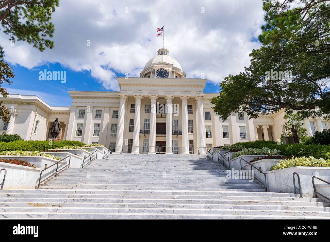 Montgomery, al / USA - 27 agosto 2020: Alabama state Capitol buildig a Montgomery Alabama Foto Stock