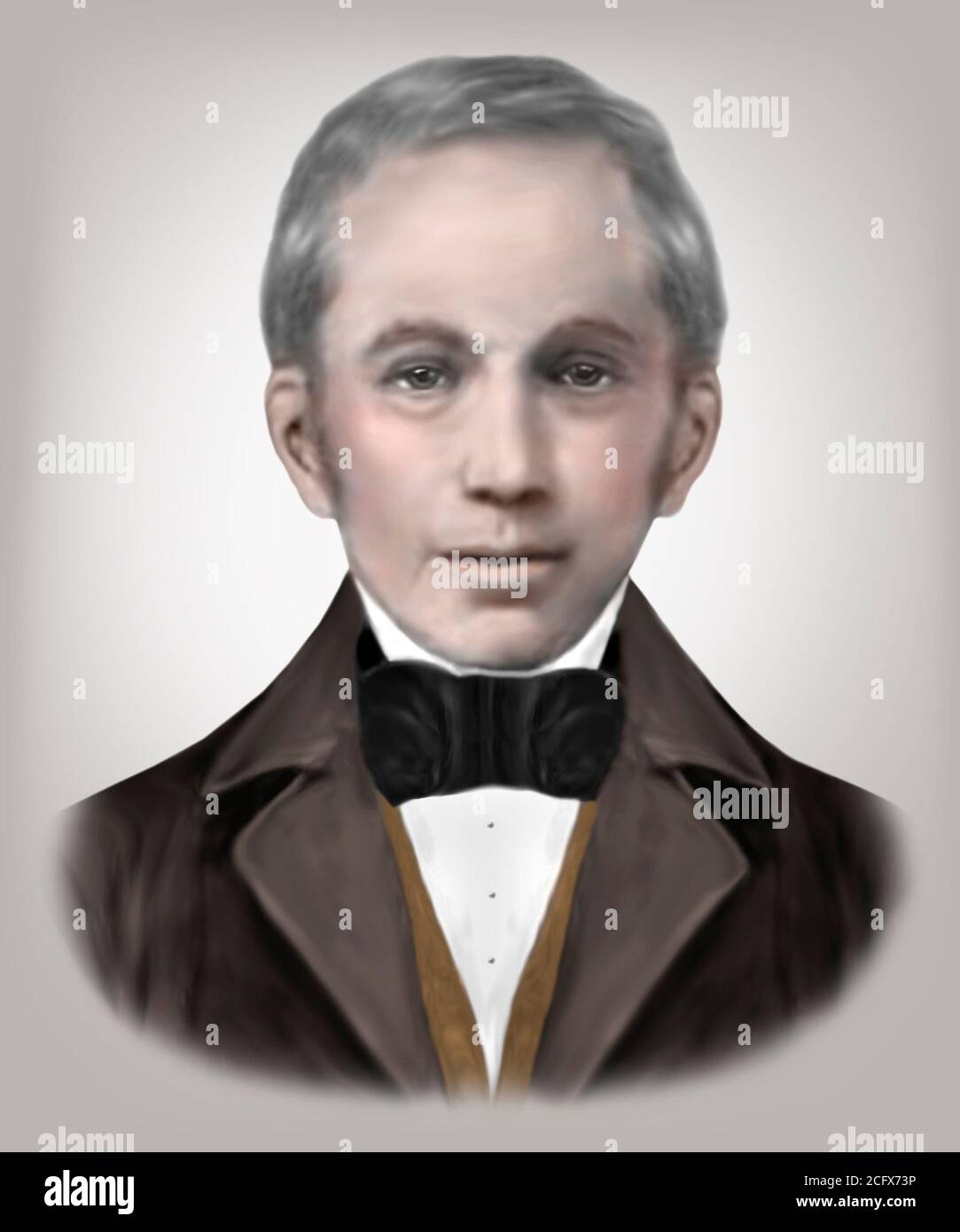 Robert Brown 1773-1858 botanico scozzese Paleobotanista Foto Stock