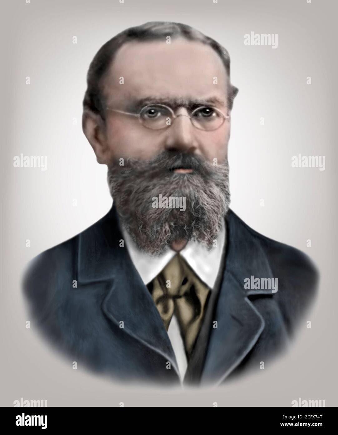 Ernst Schroeder 1841-1902 matematico tedesco Foto Stock