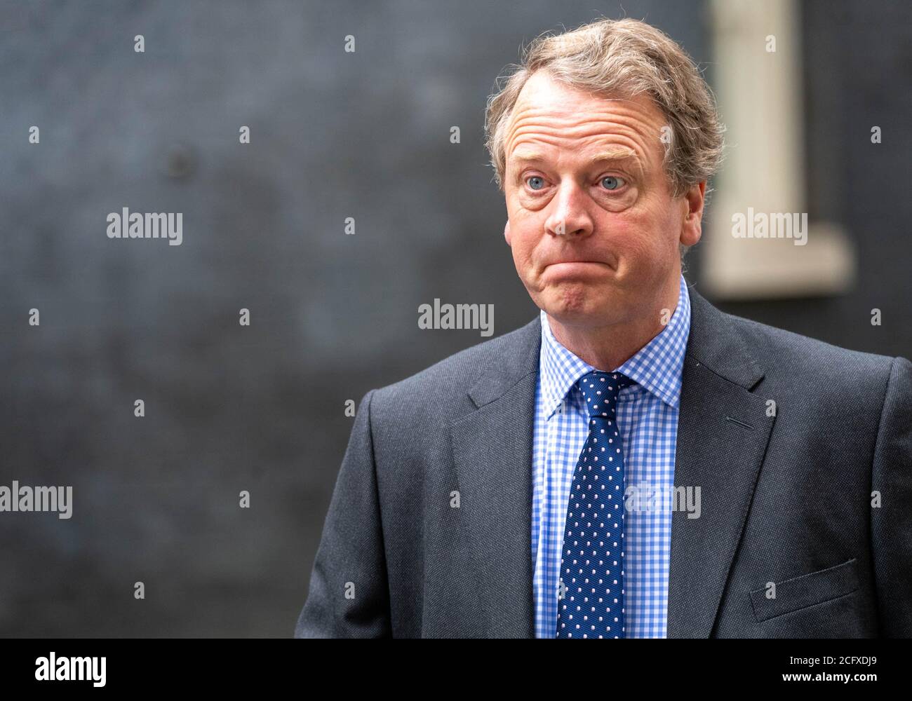 Londra, Regno Unito. 8 settembre 2020. Alister Jack, segretario scozzese, arriva a un incontro del gabinetto alla FCO di Londra. Credit: Ian Davidson/Alamy Live News Foto Stock