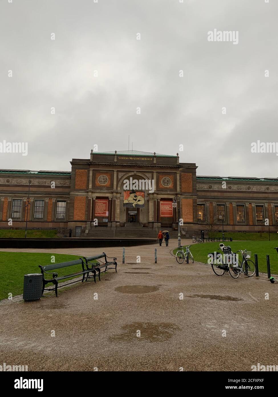 Facciata del museo SMK (Statens Museum for Kunst). Copenaghen/Danimarca Foto Stock