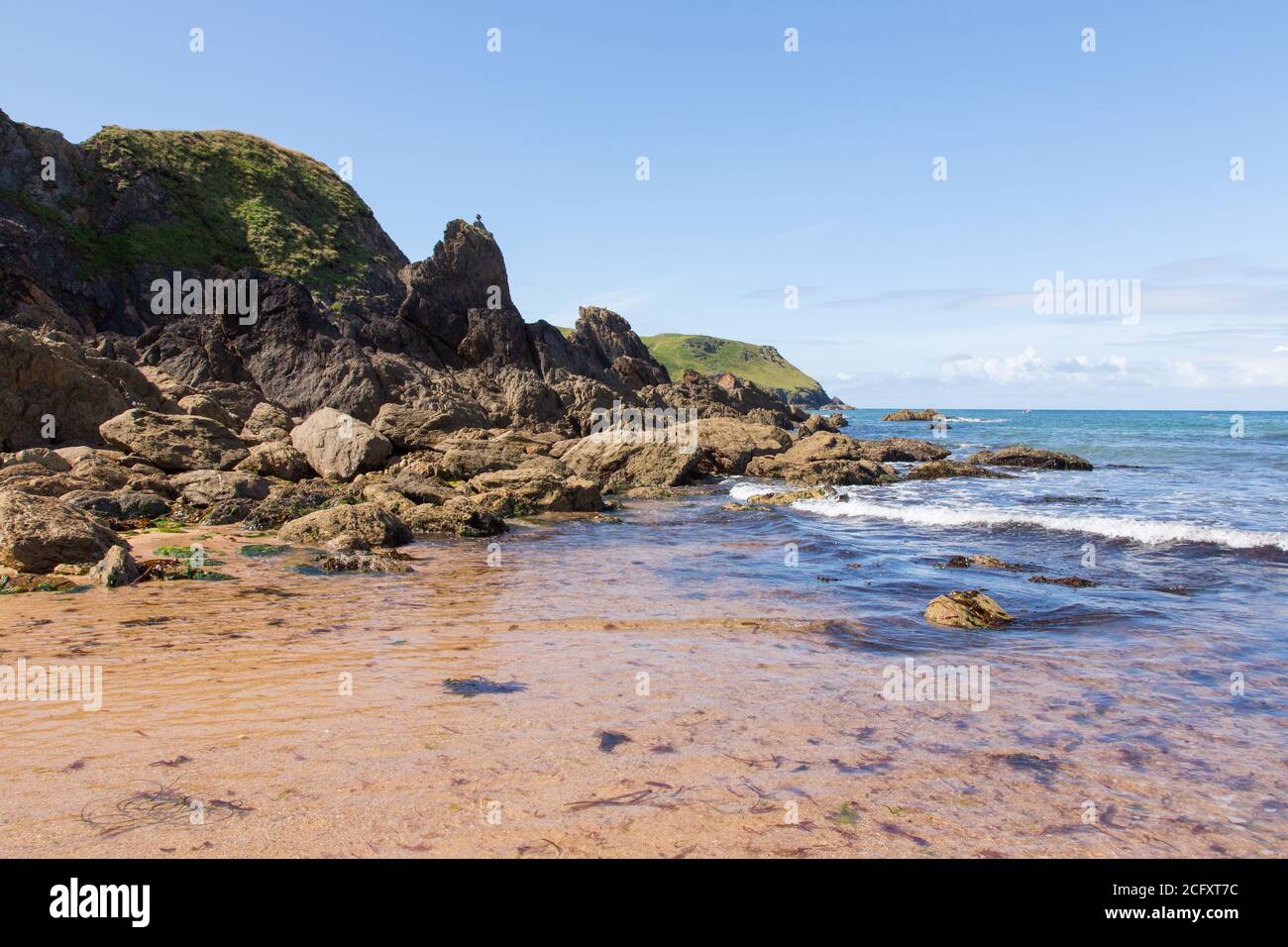 Speranza Cove, Kingsbridge, Devon, Inghilterra, Regno Unito. Foto Stock