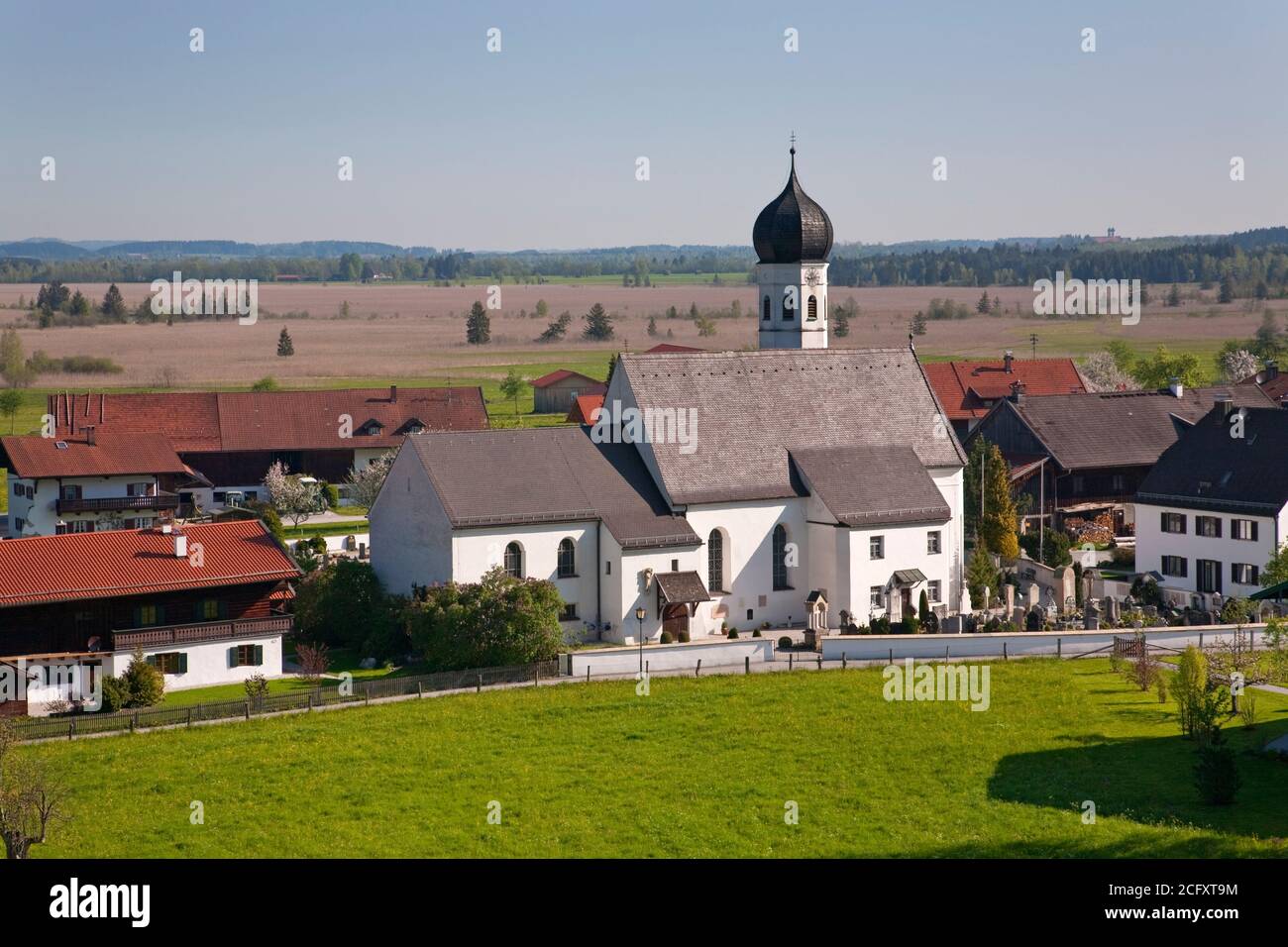 Geografia / viaggio, Germania, Baviera, Kochel am See, vista su Kochel am See, alta Baviera, diritti aggiuntivi-clearance-Info-non-disponibile Foto Stock