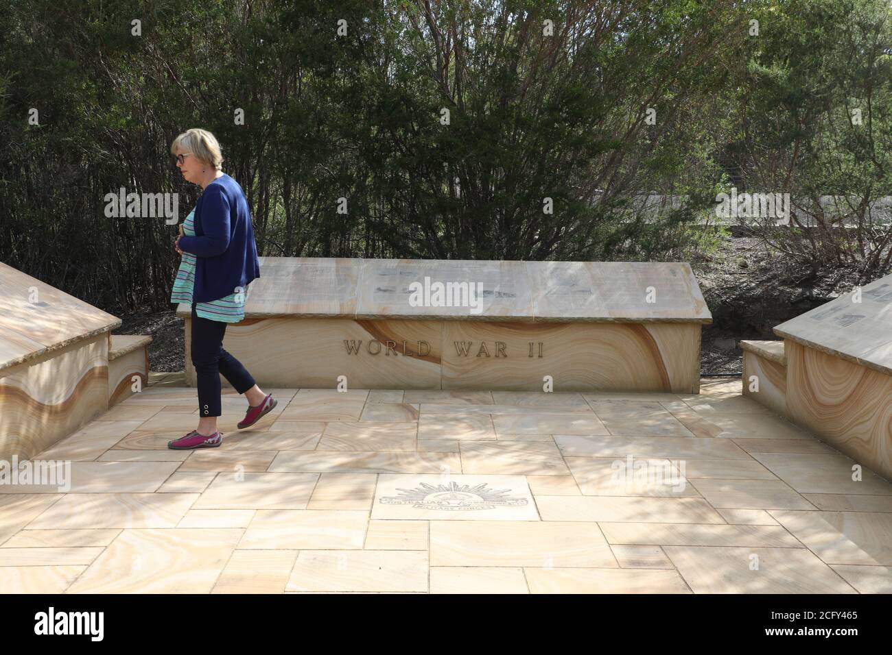 Australia’s Memorial Walk, North Head Sanctuary, Manly, Sydney, NSW, Australia Foto Stock