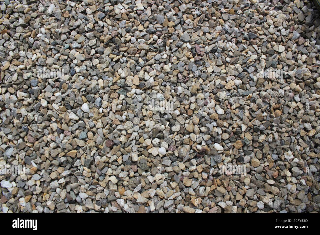 colorful grigio arenaria tessitura della ghiaia sul terreno Foto Stock