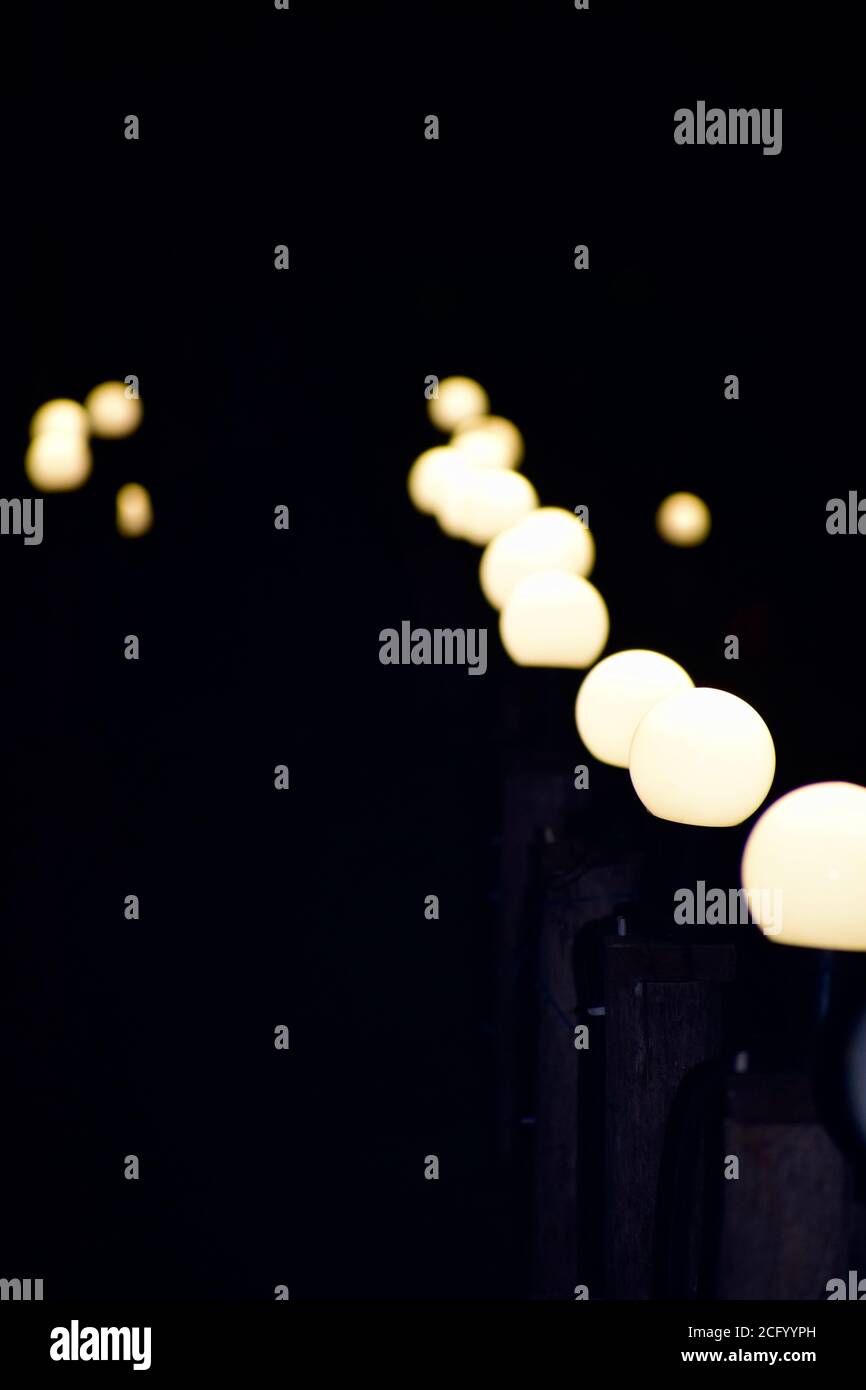 La carta da parati più bella luci Foto Stock