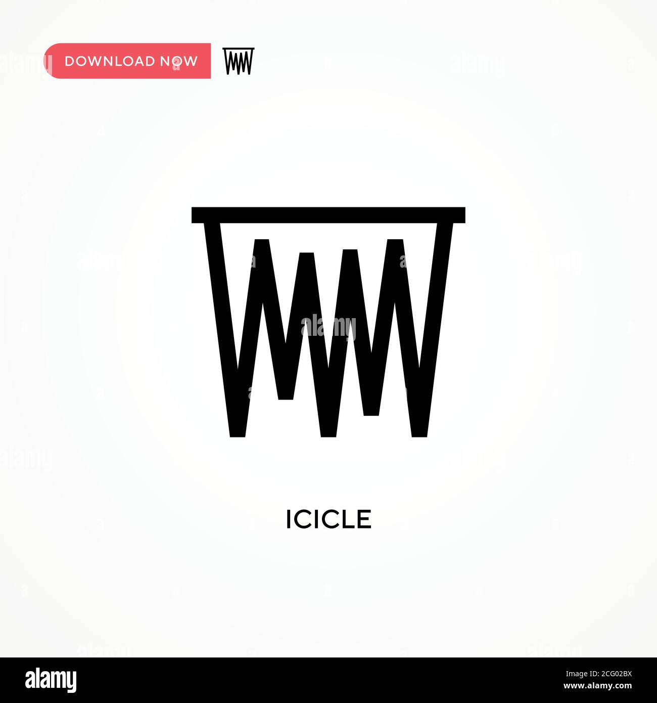Icona Icicle Simple Vector. Illustrazione vettoriale semplice e moderna per siti Web o applicazioni mobili Illustrazione Vettoriale Icona Icicle Simple Vector. Illustrazione vettoriale semplice e moderna per siti Web o applicazioni mobili Illustrazione Vettoriale