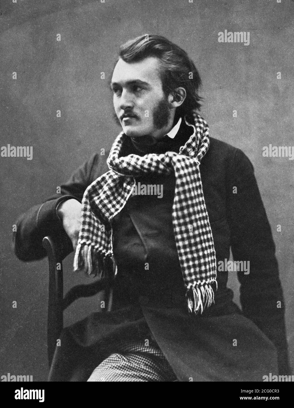 Gustave Dore. Ritratto di Paul Gustave Louis Christophe Doré (1832-1883) di Nadar, 1866-8. Dore è stato un artista francese, printmaker, illustratore, fumista, caricaturista e scultore. Foto Stock