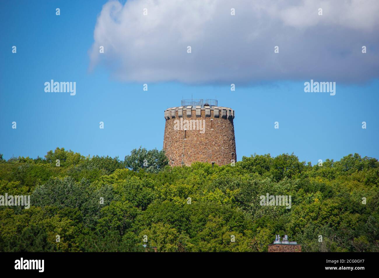 Torre nel Parco Jean Drapeau, Montreal Foto Stock