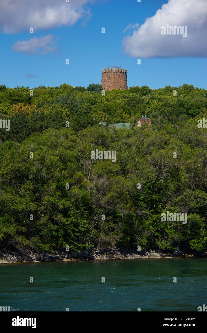 Torre nel Parco Jean Drapeau, Montreal Foto Stock
