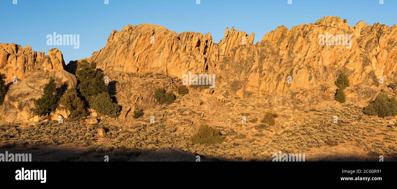 L'area ricreativa Hartman Rocks ha oltre 14,000 acri di terreno pubblico Bureau of Land Management per la ricreazione. Situato fuori Gunnison Colorado. Foto Stock