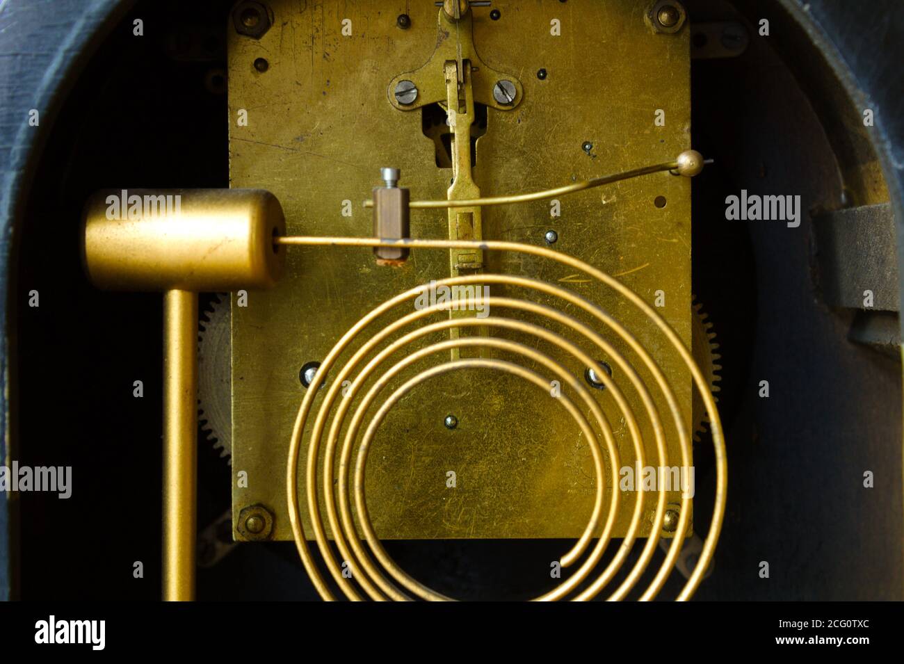 orologio interno antico Foto Stock