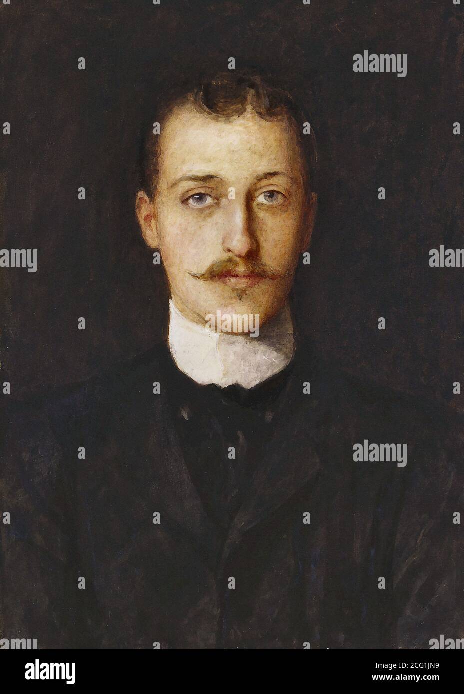 Herkomer Hubert von - Alberto Vittorio Duca di Clarence e. Avondale - British School - 19 ° secolo Foto Stock