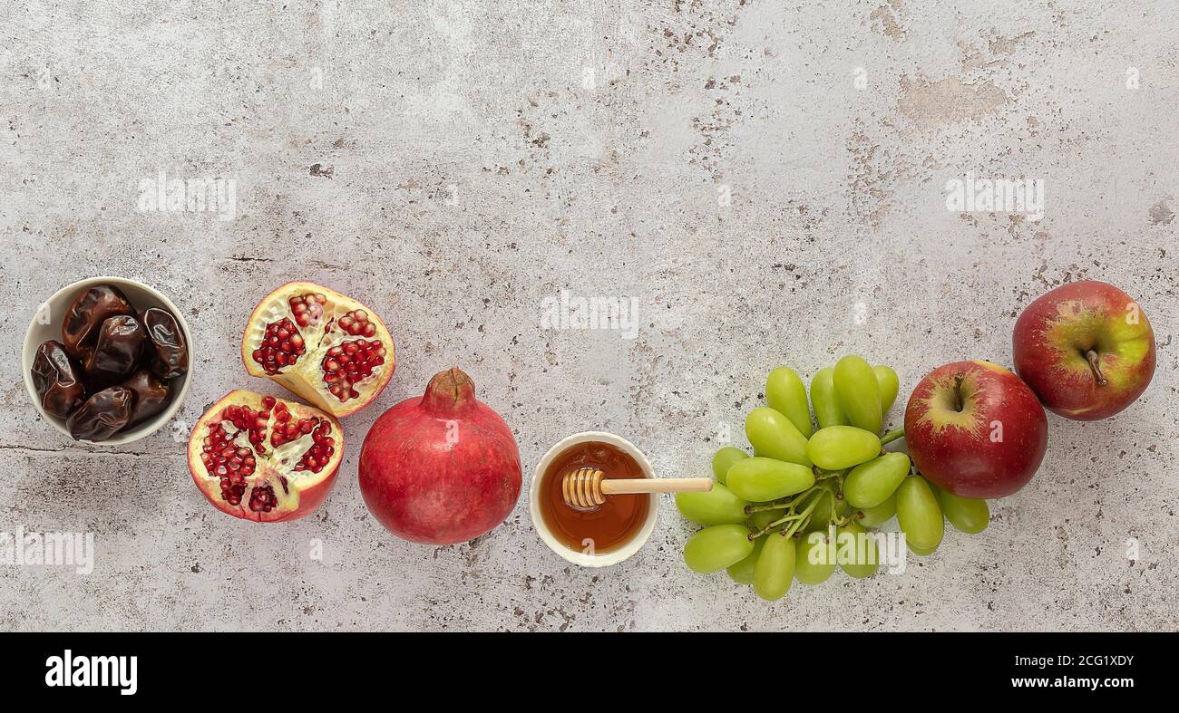 Rosh hashanah jewish concetto di Capodanno. Foto Stock