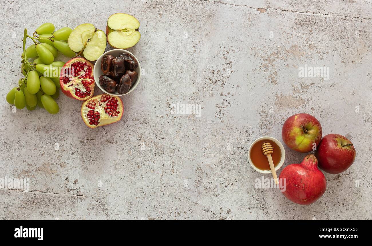 Rosh hashanah jewish concetto di Capodanno. Foto Stock