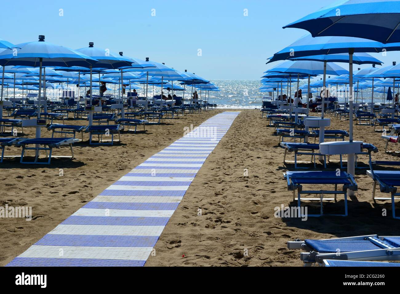 sulla spiaggia Foto Stock