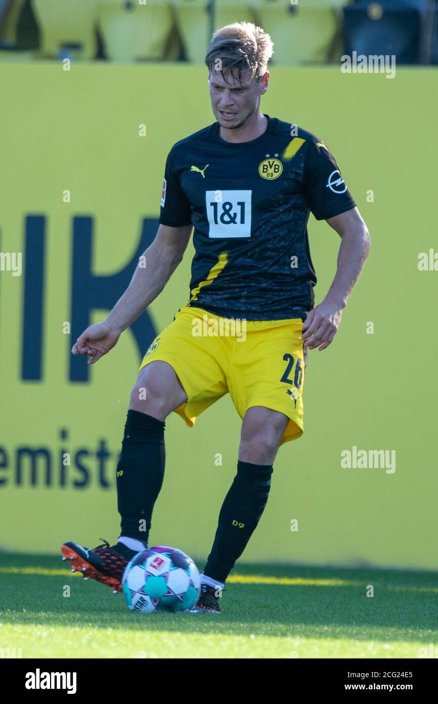 Dortmund, Germania. 07 settembre 2020. Lukasz PISZCZEK (DO) con palla, azione singola con palla, azione, calcio, partita di prova, Borussia Dortmund (DO) - Sparta Rotterdam (SPARTA) 2: 1, il 07.09.2020 a Dortmund/Germania. ¬ | utilizzo in tutto il mondo Credit: dpa/Alamy Live News Foto Stock