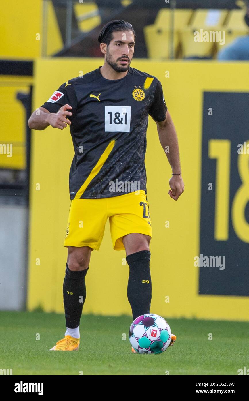 Dortmund, Germania. 07 settembre 2020. Emre CAN (DO) con Ball, Einzelaktion con Ball, Aktion, Fußball, Testspiel, Borussia Dortmund (DO) - Sparta Rotterdam (SPARTA) 2: 1, il 07.09.2020 a Dortmund/Germania. ¬ | utilizzo in tutto il mondo Credit: dpa/Alamy Live News Foto Stock