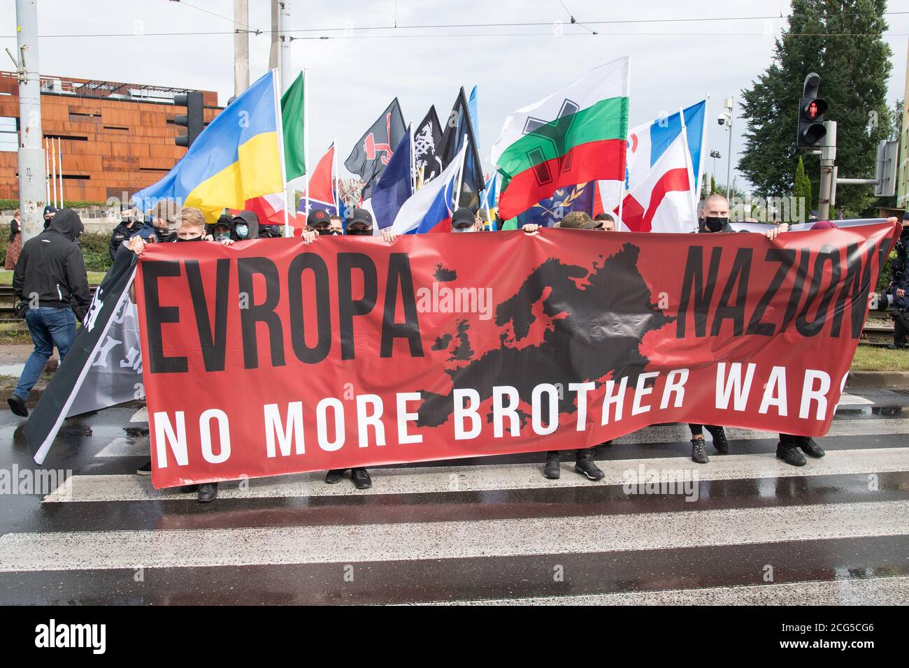 Le guerre fra i fratelli "non più" marciano a Danzica, in Polonia. 5 Settembre 2020 © Wojciech Strozyk / Alamy Stock Photo *** Local Caption *** Foto Stock