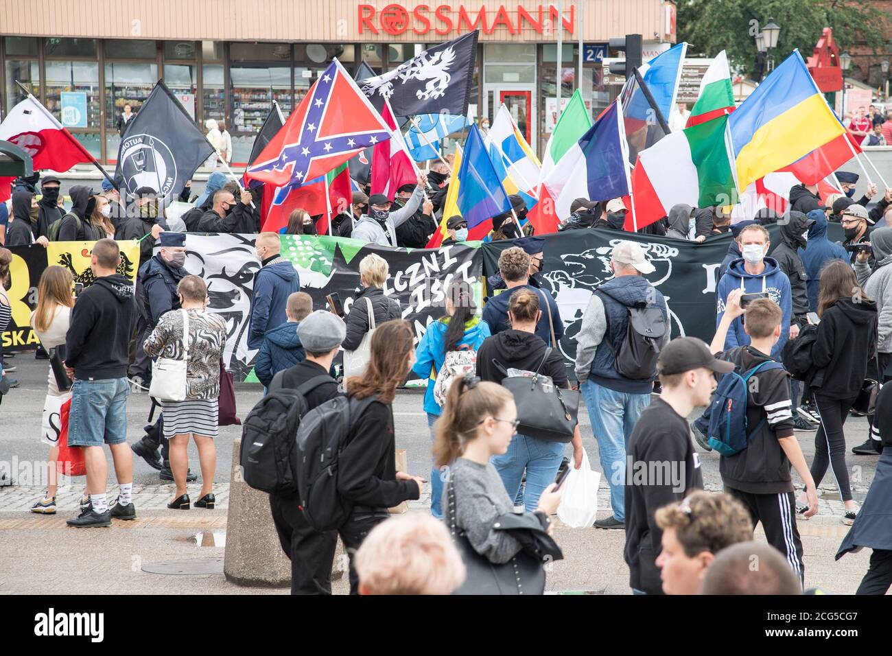 Le guerre fra i fratelli "non più" marciano a Danzica, in Polonia. 5 Settembre 2020 © Wojciech Strozyk / Alamy Stock Photo *** Local Caption *** Foto Stock