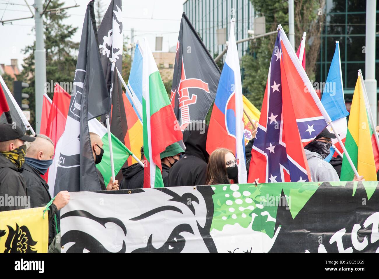 Le guerre fra i fratelli "non più" marciano a Danzica, in Polonia. 5 Settembre 2020 © Wojciech Strozyk / Alamy Stock Photo *** Local Caption *** Foto Stock