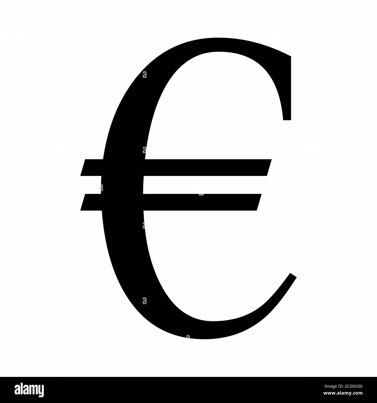 Simbolo valuta euro Illustrazione Vettoriale