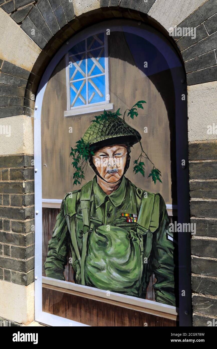 Vista del Museo dell'Esercito di Dads, la città di Thetford, Norfolk, Inghilterra, Regno Unito Foto Stock