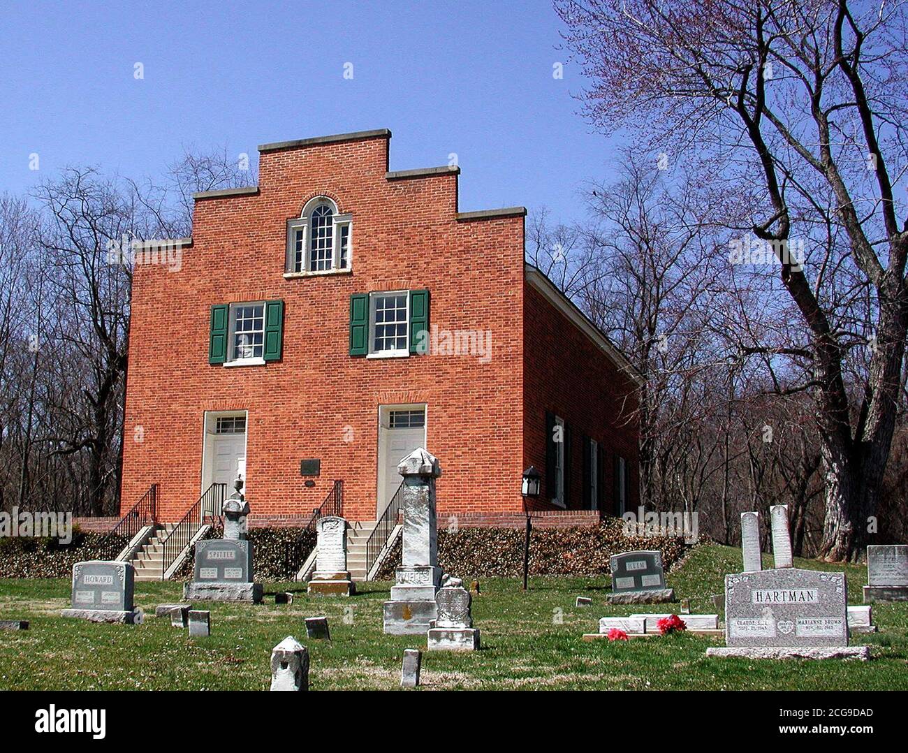 2003 - San Paolo Chiesa Episcopale, Punto di rocce, MD - costruito nel federali o tardo stile federale di architettura nel 1842 Foto Stock