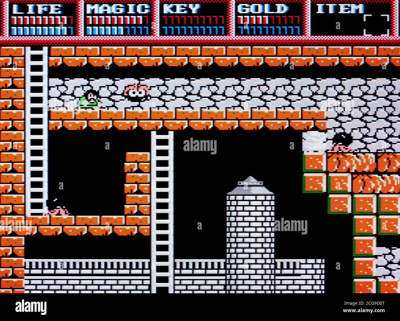 Legacy of the Wizard - Nintendo Entertainment System - NES Videogioco - solo per uso editoriale Foto Stock