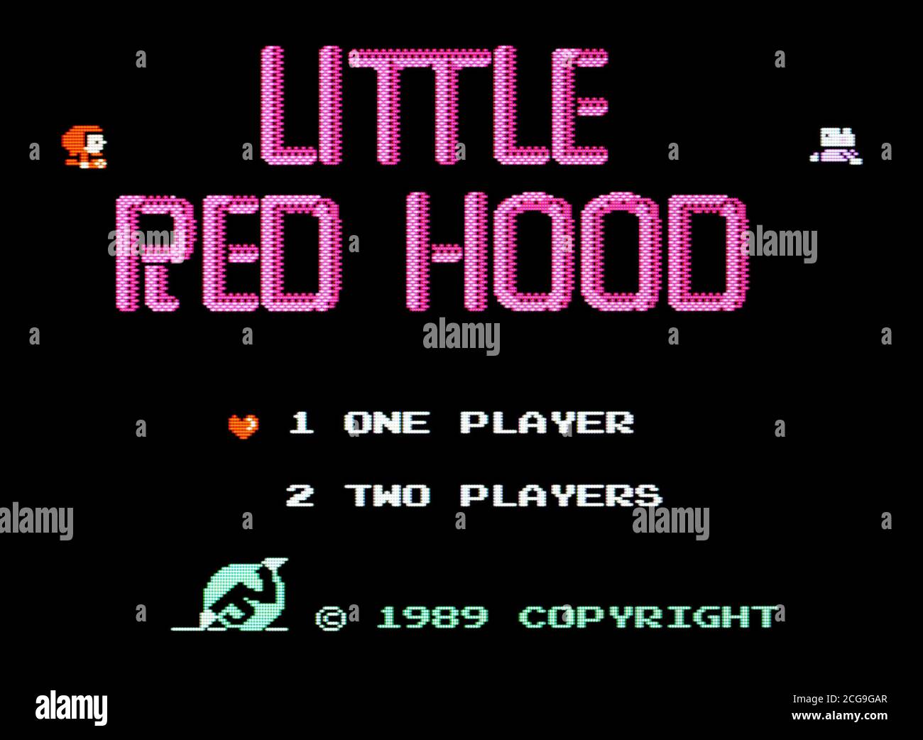Little Red Hood - sistema di intrattenimento Nintendo - Videogioco NES - solo per uso editoriale Foto Stock