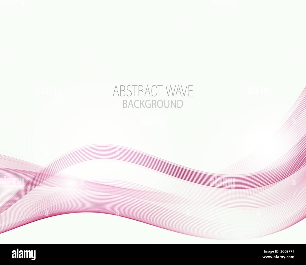 Rosa Smooth Twist linee chiare sfondo vettoriale. Illustrazione Vettoriale