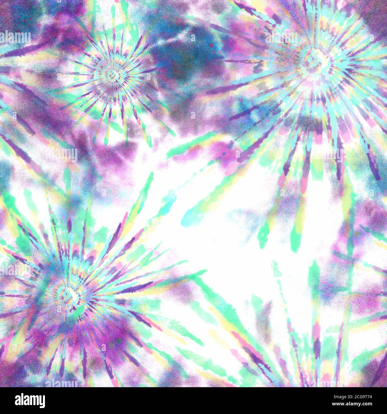 Tie Dye Batik Print Foto Stock