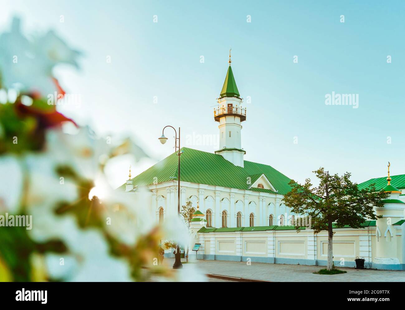 La Moschea di al Mardjani . Fu la prima moschea in pietra a Kazan. Foto Stock