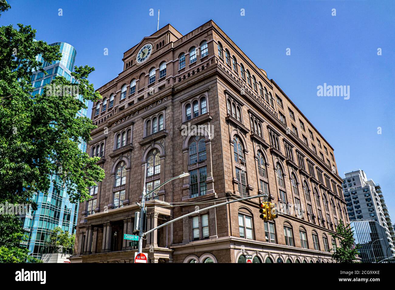 Foundation Building, Cooper Union, New York City, New York, USA Foto Stock