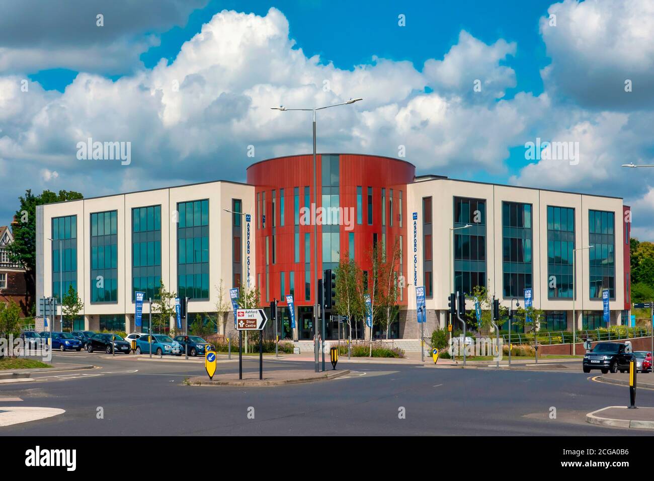 Ashford College,ulteriore istruzione,Ashford, Kent,Inghilterra ulteriore istruzione Collegio,Ashford, Kent fondata nel mese di agosto 2014. Parte del Collegio Hadlow Grou Foto Stock