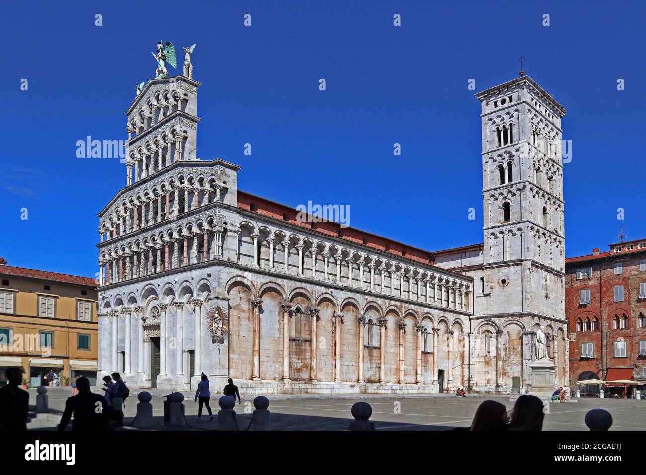 Lucca. San Michele in Foro. Foto Stock