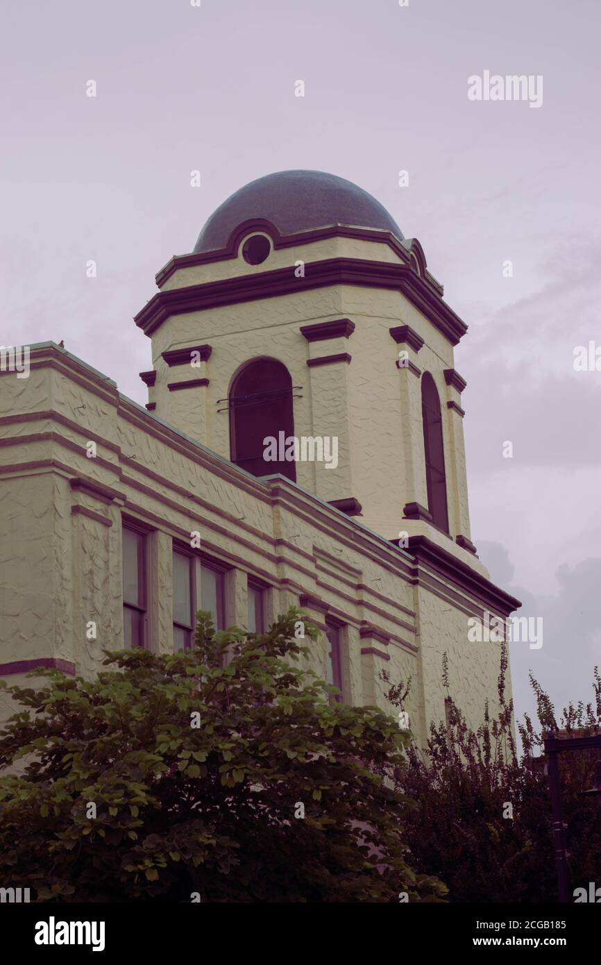 Un edificio nel centro di Brownsville, Texas. Foto Stock