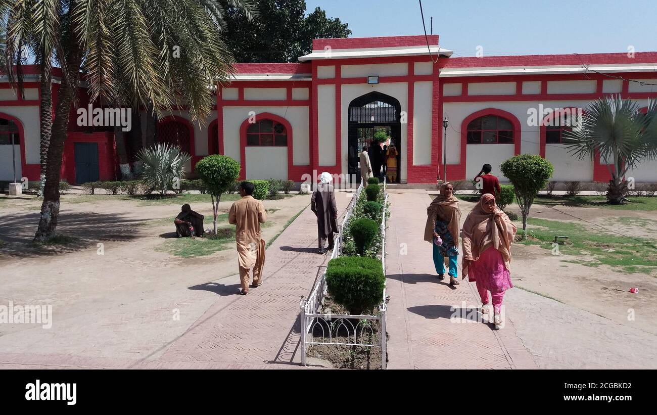 Una visita alla Tomba di Waris Shah a sheikhupura Pakistan Foto Stock