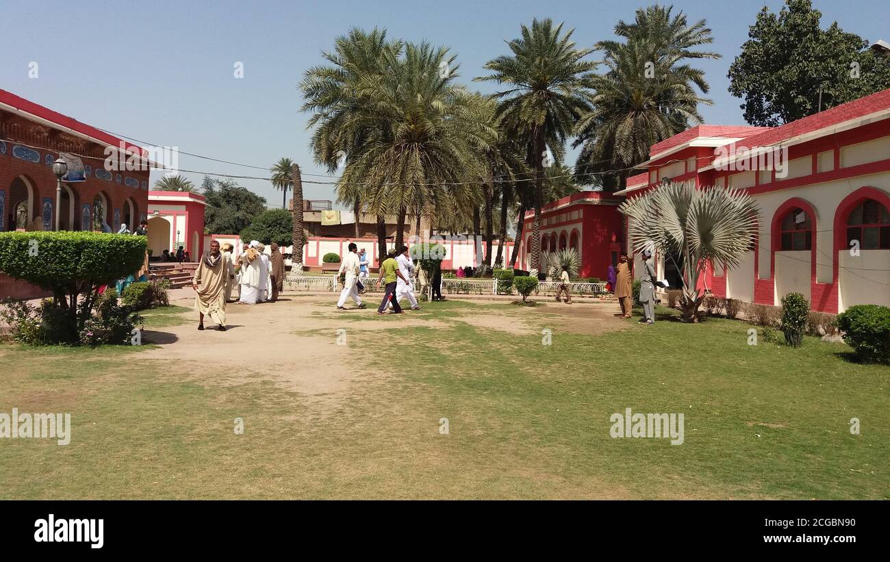 Una visita alla Tomba di Waris Shah a sheikhupura Pakistan Foto Stock