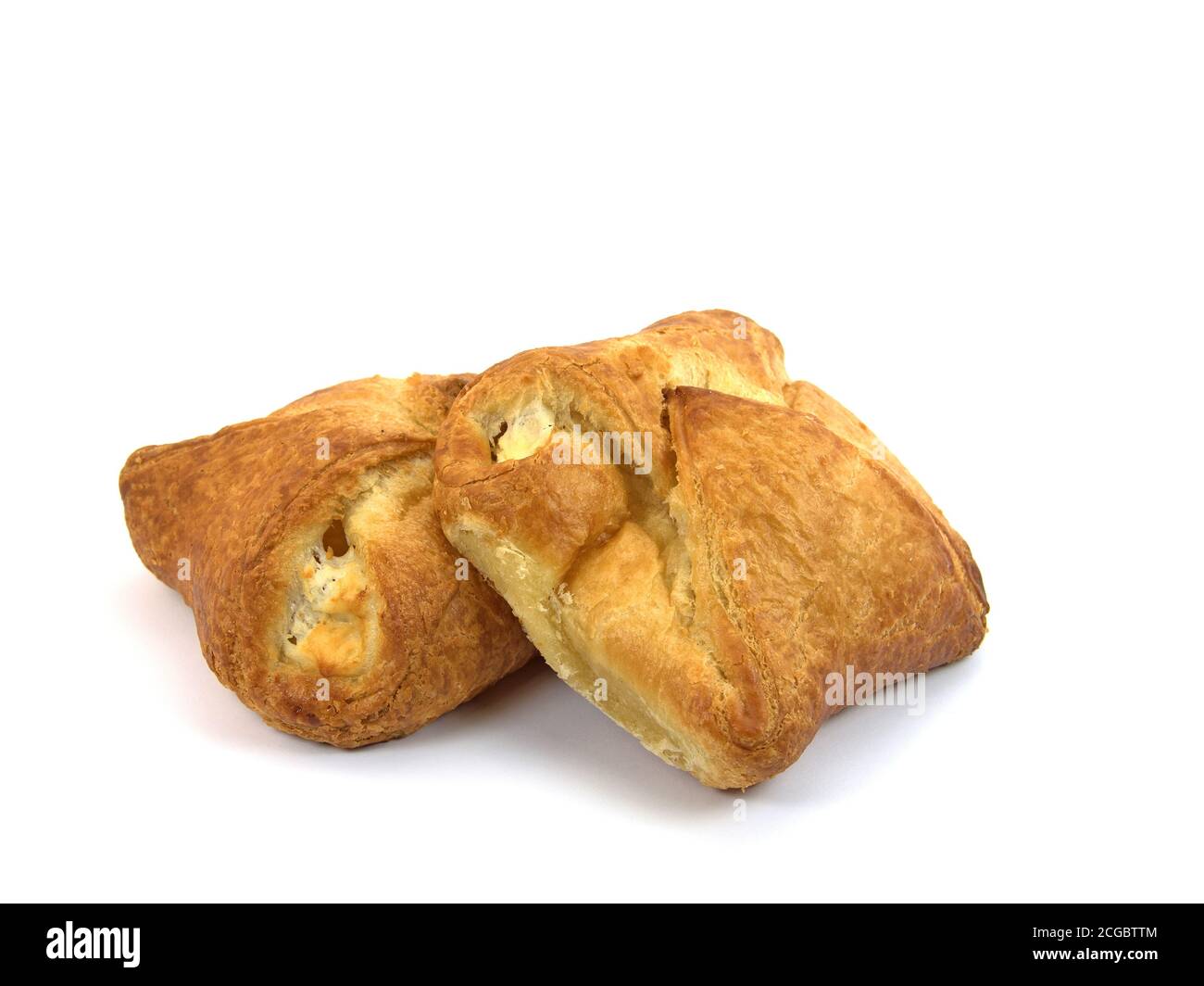 Pasta sfoglia ripiena di quark Foto Stock