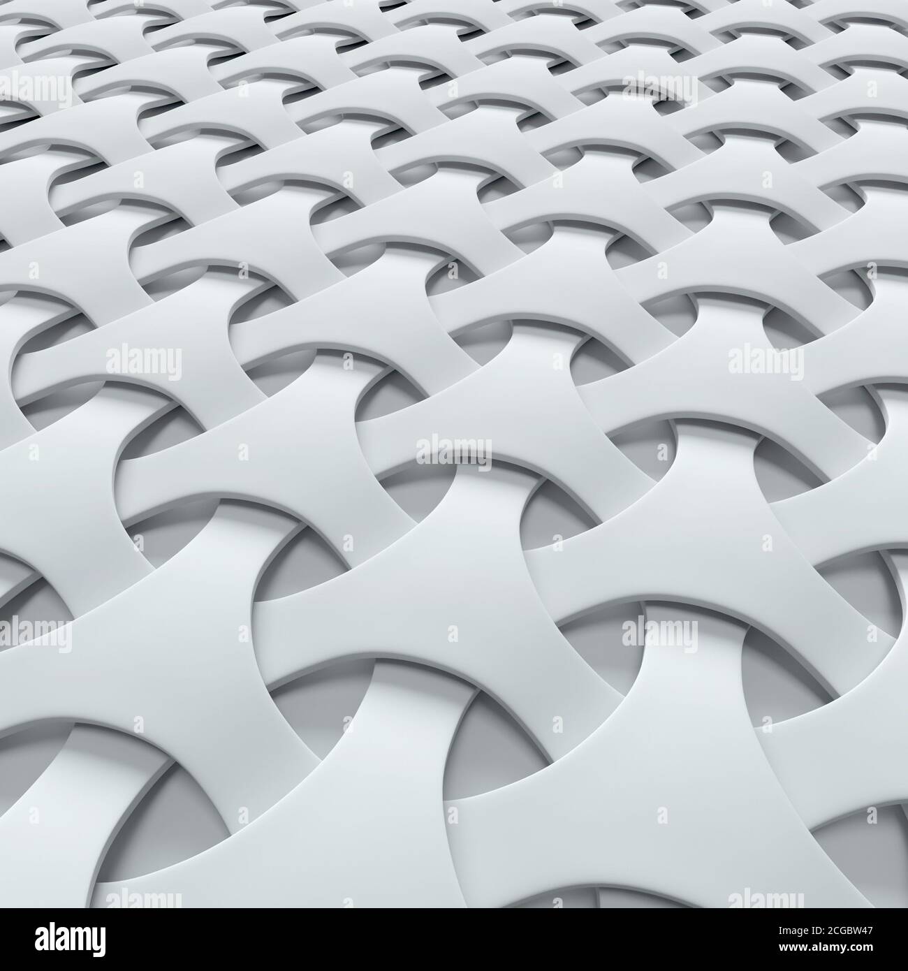 Rappresentazione 3D astratta dello sfondo geometrico Foto Stock