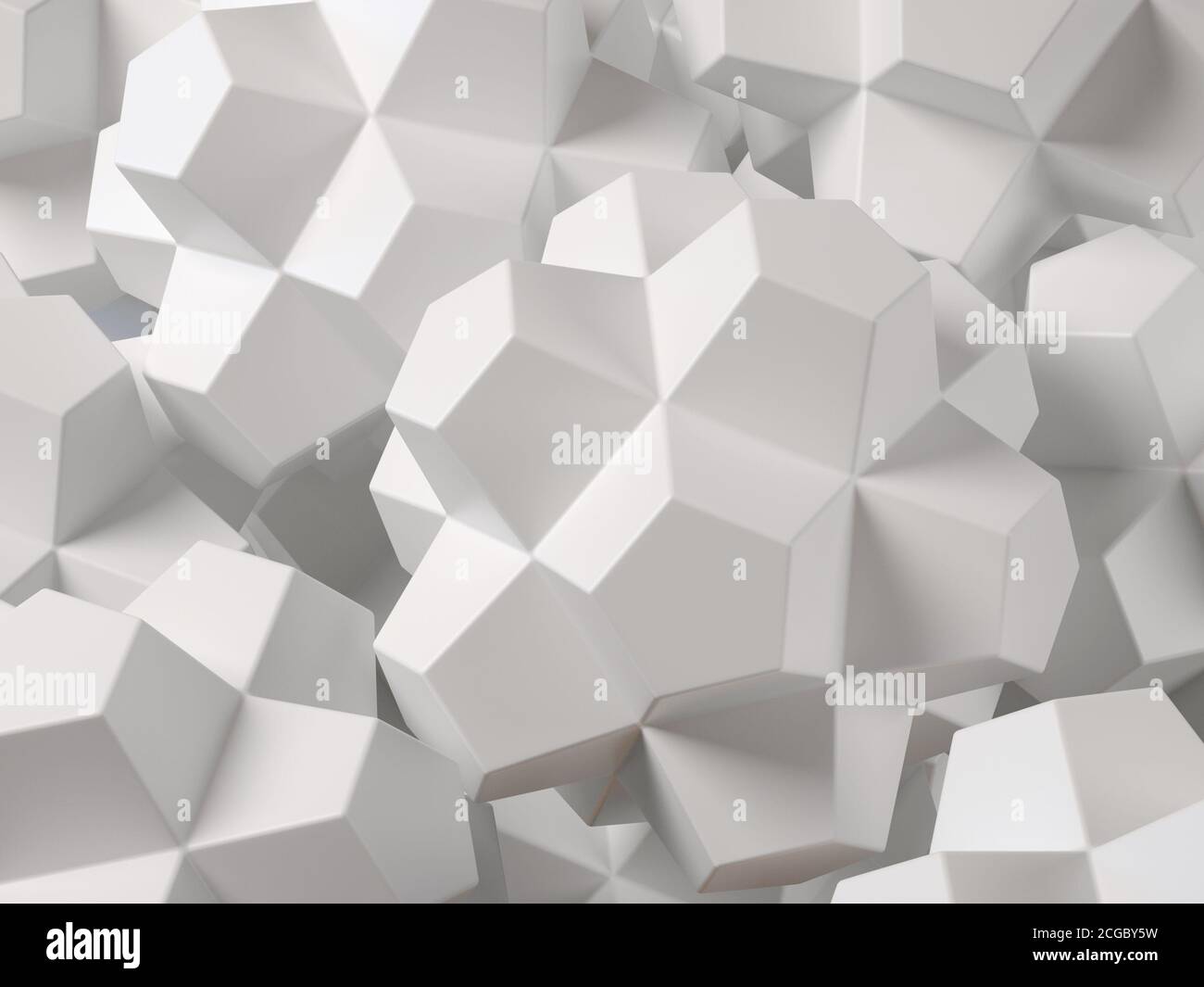 Sfondo geometrico astratto, rendering 3d Foto Stock
