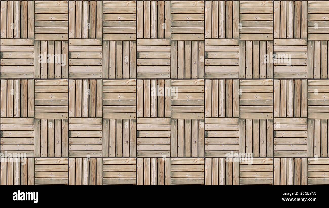Pannelli quadrati di legno di fondo texture. Struttura in legno marrone, struttura in legno a scacchi per aggiungere testo o disegno di lavoro per il prodotto di sfondo. Di grandi dimensioni. Foto Stock