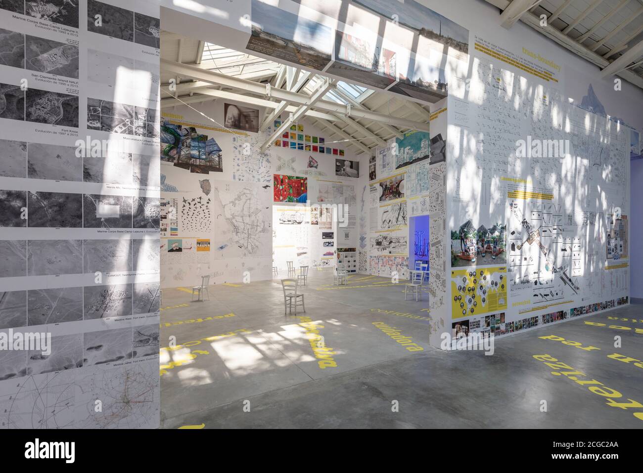 2018 Biennale di architettura di Venezia a cura di Yvonne Farrell e Shelley McNamara. Padiglione Spagnolo: Diventare da Atxu Amann. Foto Stock