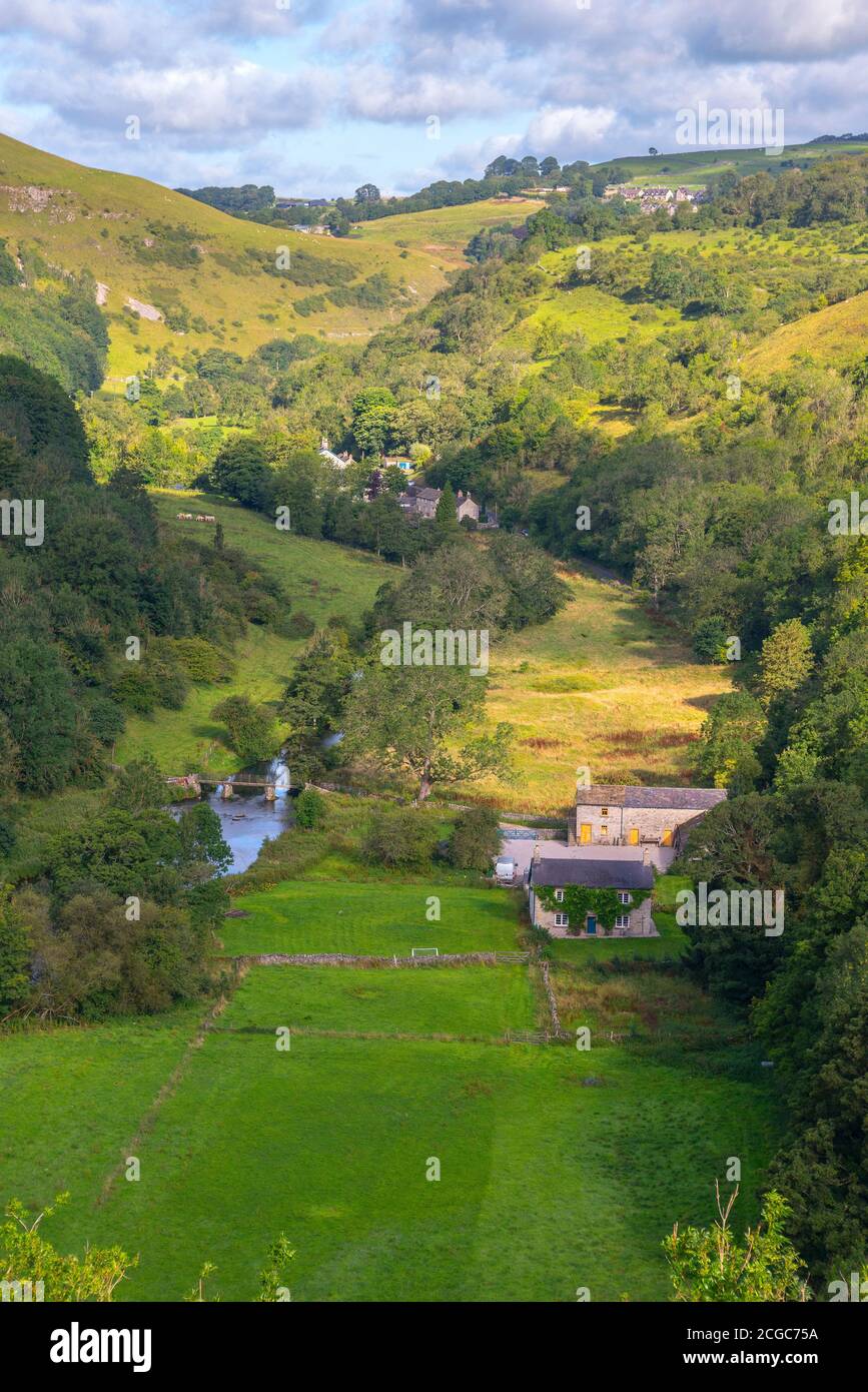 Monsal Dale, Peak District National Park, Derbyshire Foto Stock
