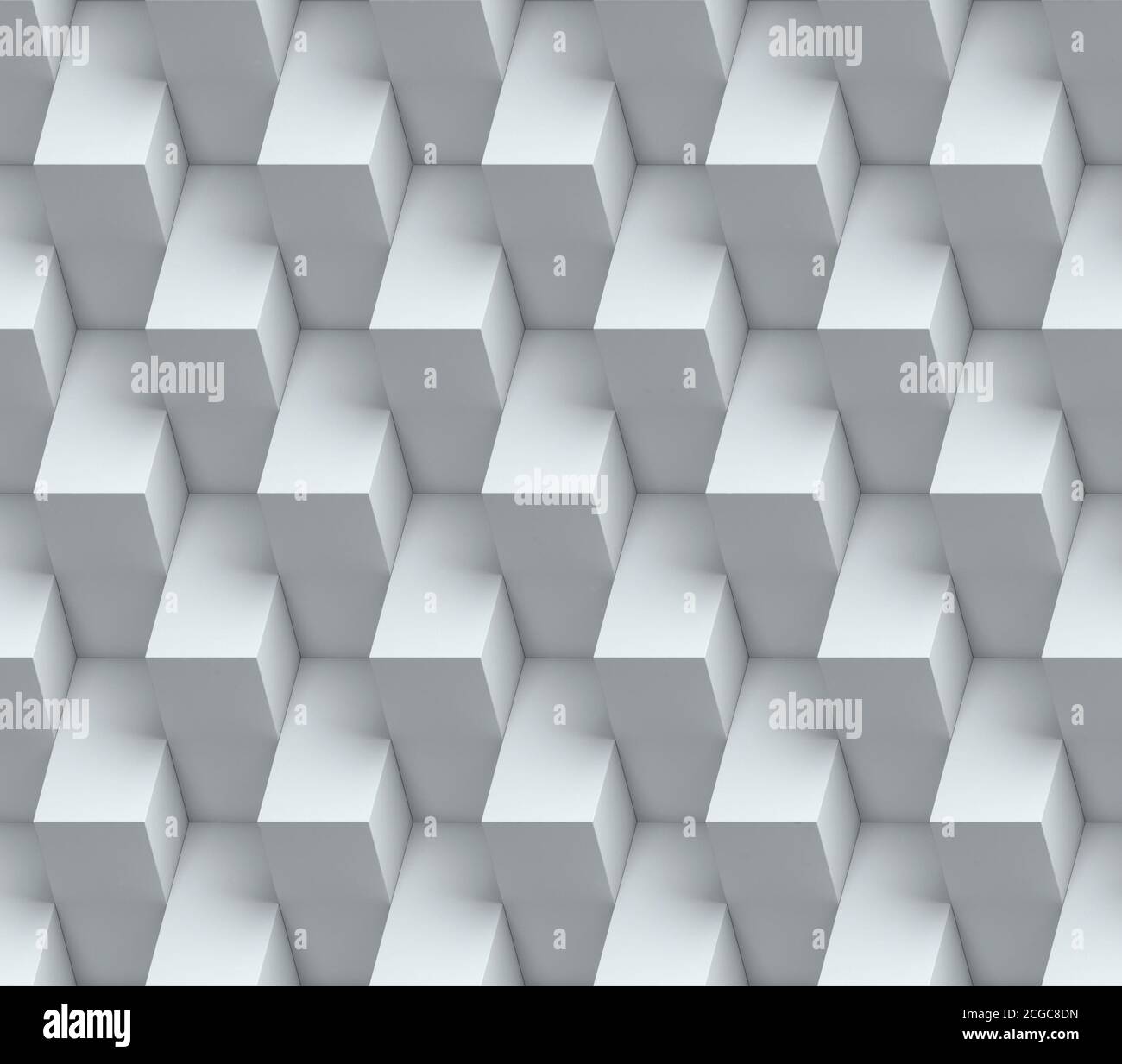 astratto sfondo cubico 3d senza giunture Foto Stock