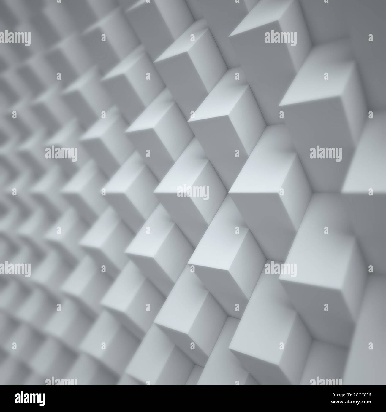 sfondo 3d cubico astratto Foto Stock