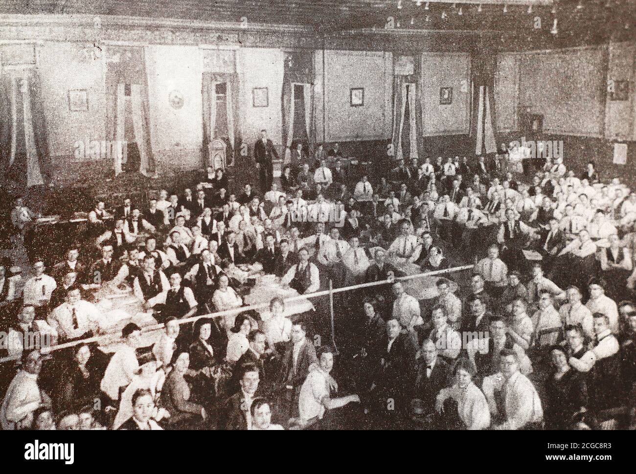 Primo Congresso del Partito Comunista Americano. Foto del 1919. Foto Stock