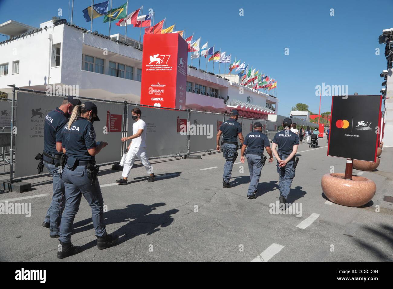 MOSTRA VENEZIA FILM FESTIVAL È APERTO NONOSTANTE CORONAVIRUS Foto Stock